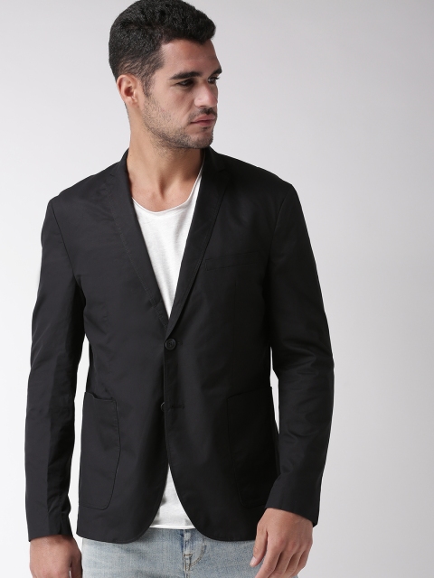 

SELECTED Identity Men Black Solid Single-Breasted Smart Casual Blazers