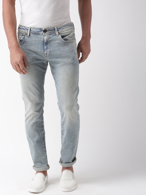 

SELECTED Men Blue Slim Fit Mid-Rise Clean Look Stretchable Jeans