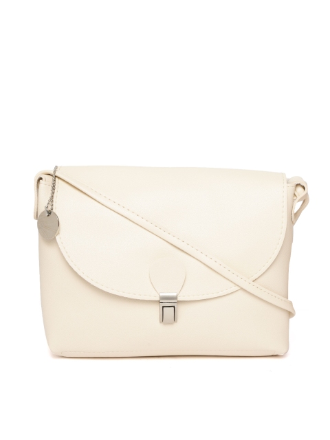 

Lisa Haydon for Lino Perros Off-White Solid Sling Bag