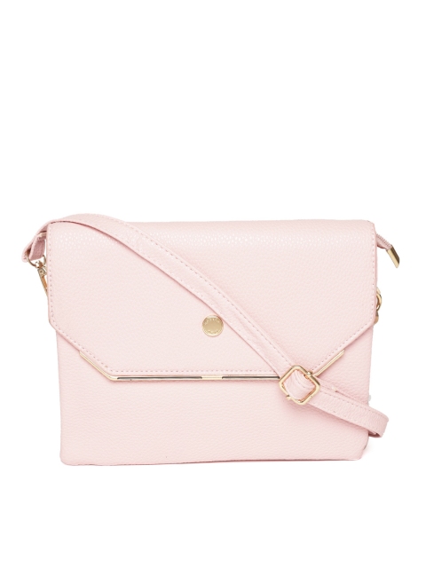 

Lino Perros Pink Solid Sling Bag