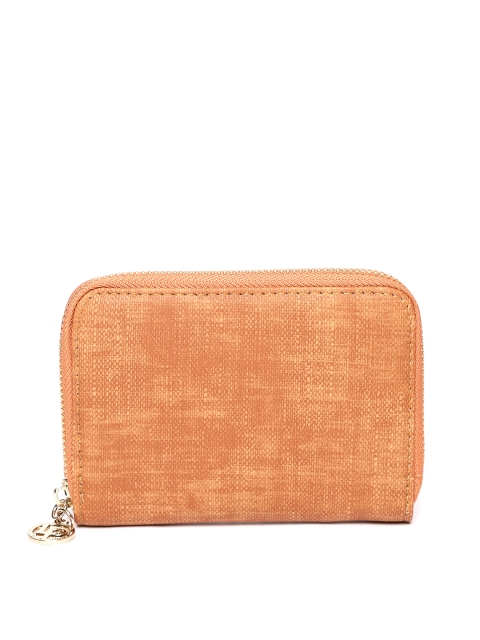 

Lisa Hayden for Lino Perros Women Tan Brown Solid Zip Around Wallet
