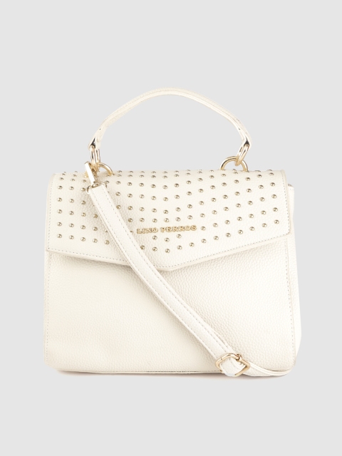 

Lino Perros Off White Embellished Satchel