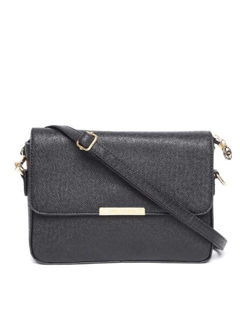 

Lisa Haydon for Lino Perros Black Solid Sling Bag