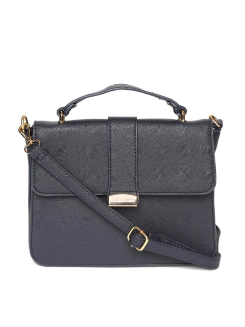 

Lisa Hayden for Lino Perros Navy Blue Solid Satchel