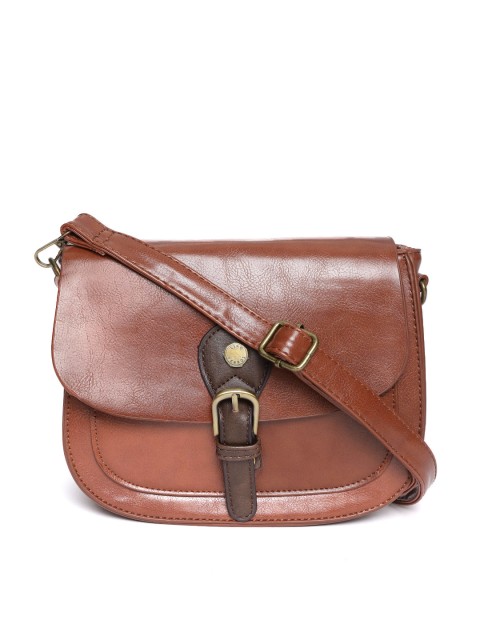 

Lisa Hayden For Lino Perros Brown Solid Sling Bag