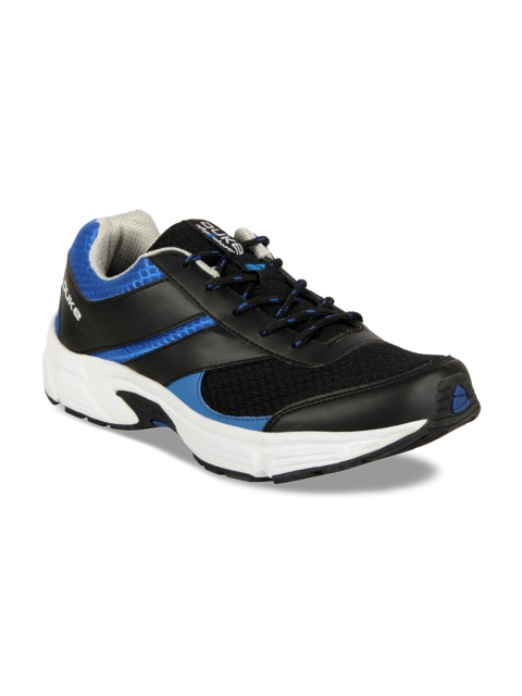 

Duke Men Black & Blue Running Shoes