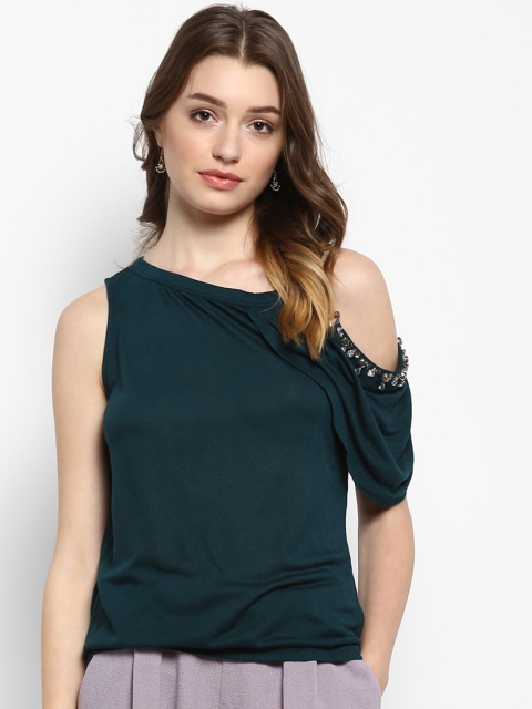 

Kazo Women Green Solid Top