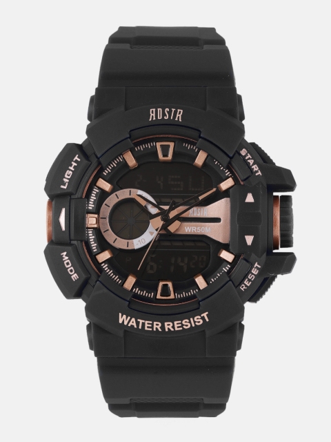 

Roadster Unisex Black Analogue and Digital Watch MFB-PN-OS-AD1505
