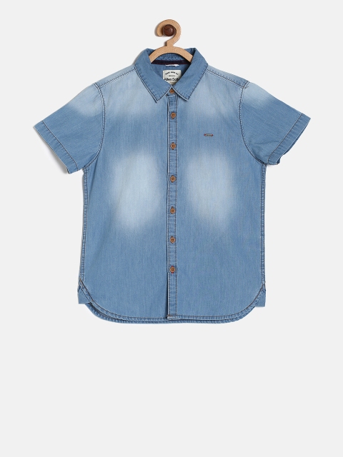 

Allen Solly Junior Boys Blue Regular Fit Denim Casual Shirt