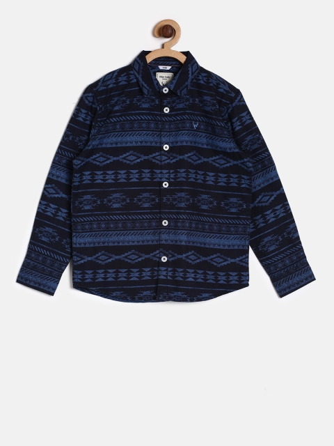 

Allen Solly Junior Boys Black Smart Regular Fit Printed Casual Shirt