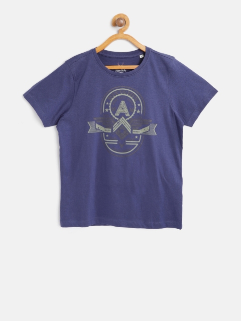 

Allen Solly Junior Boys Navy Blue Printed Round Neck T-shirt