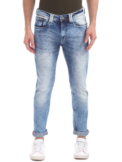 

IZOD Men Blue Slim Fit Mid-Rise Clean Look Jeans
