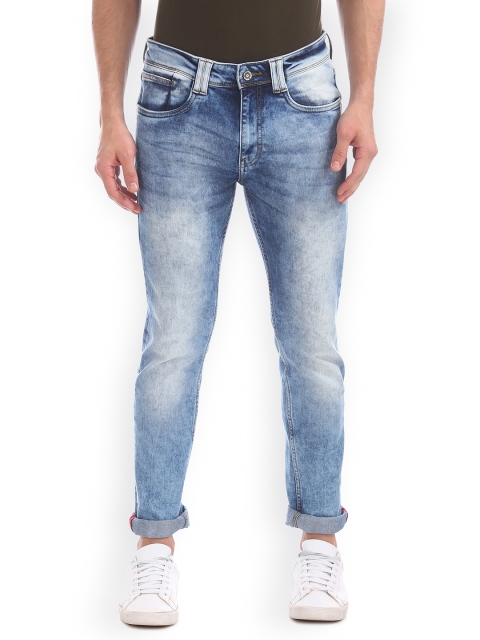 

IZOD Men Blue Slim Fit Mid-Rise Clean Look Jeans