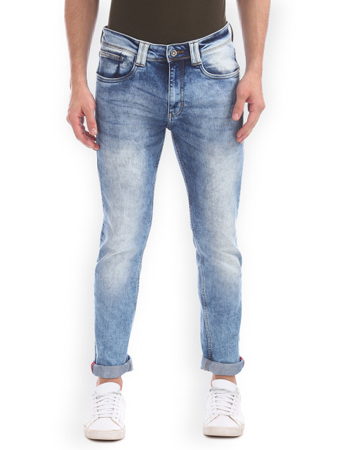 

IZOD Men Blue Slim Fit Mid-Rise Clean Look Jeans