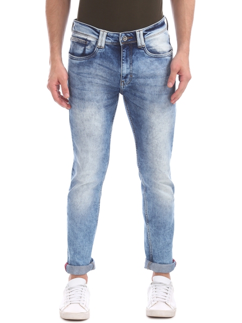 

IZOD Men Blue Slim Fit Mid-Rise Clean Look Jeans