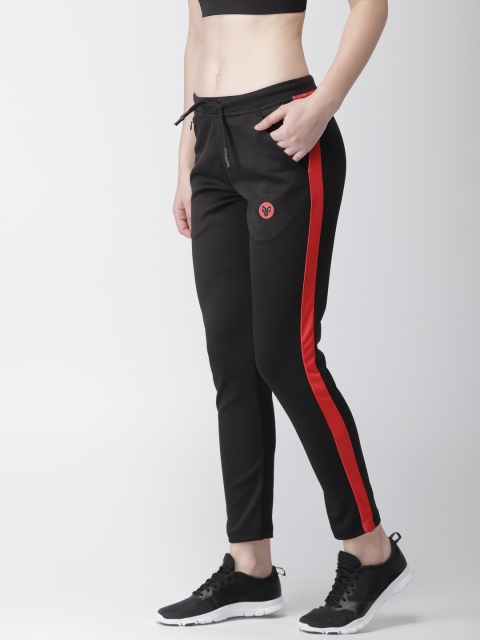 

2GO Women Black Solid Track Pants