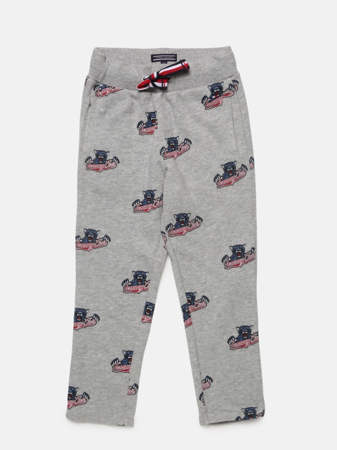 

Tommy Hilfiger Boys Grey Printed Track Pants