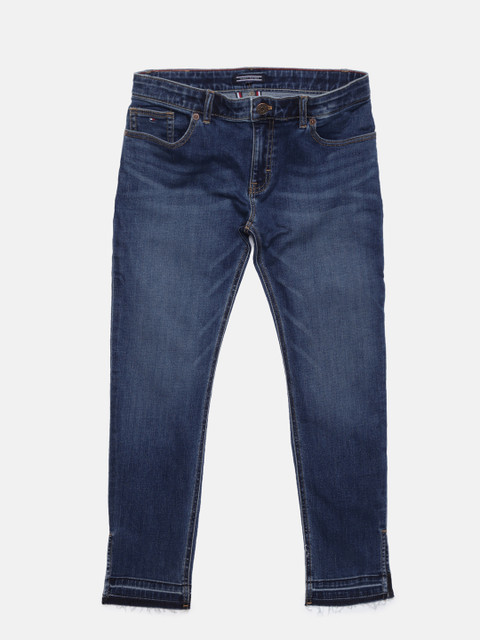 

Tommy Hilfiger Girls Blue LANA Straight Fit Mid-Rise Clean Look Jeans