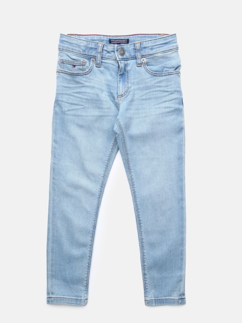 

Tommy Hilfiger Boys Blue Regular Fit Mid-Rise Clean Look Jeans