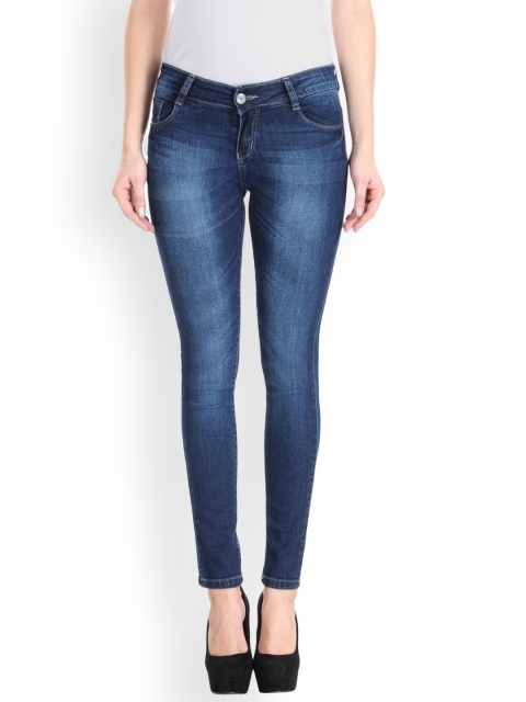 

fungus Women Blue Slim Fit Low-Rise Clean Look Stretchable Jeans