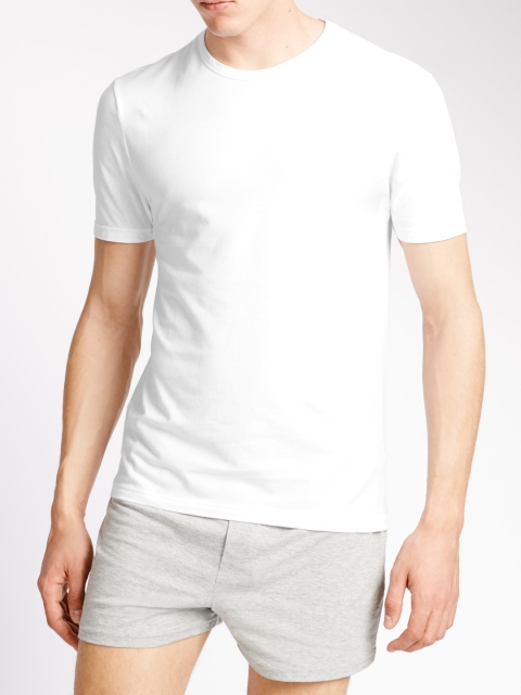 

Marks & Spencer Men White Innerwear Vest