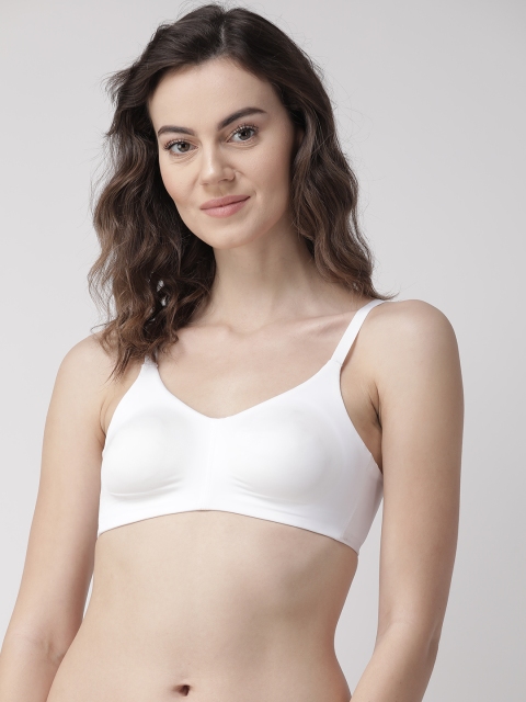 

Marks & Spencer White Solid Non-Wired Non Padded Everyday Bra T337146