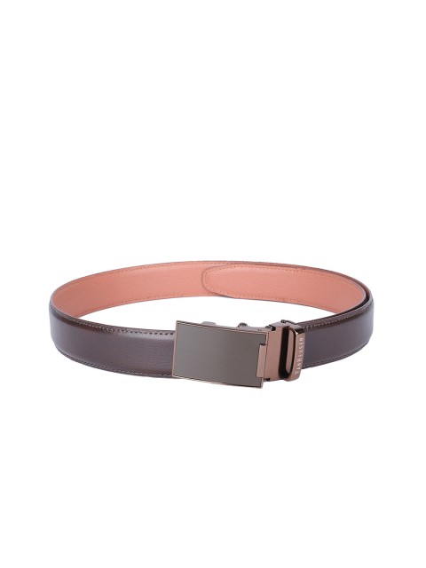 

Van Heusen Men Brown Solid Leather Belt