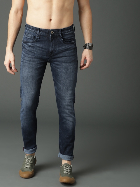 

Roadster Men Blue Skinny Fit Mid-Rise Clean Look Stretchable Jeans