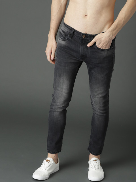 

Roadster Men Black Skinny Fit Mid-Rise Clean Look Stretchable Jeans