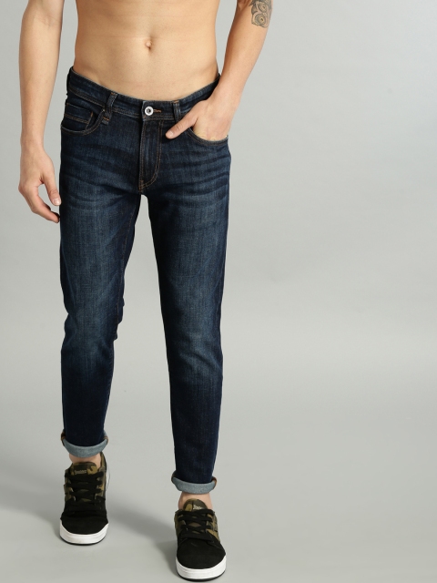 

Roadster Men Blue Skinny Fit Mid-Rise Clean Look Stretchable Jeans