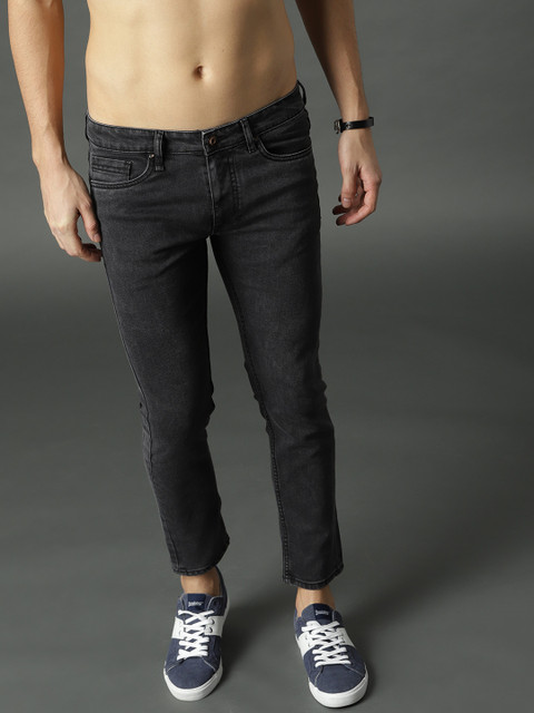 

Roadster Men Black Regular Fit Mid-Rise Clean Look Stretchable Jeans