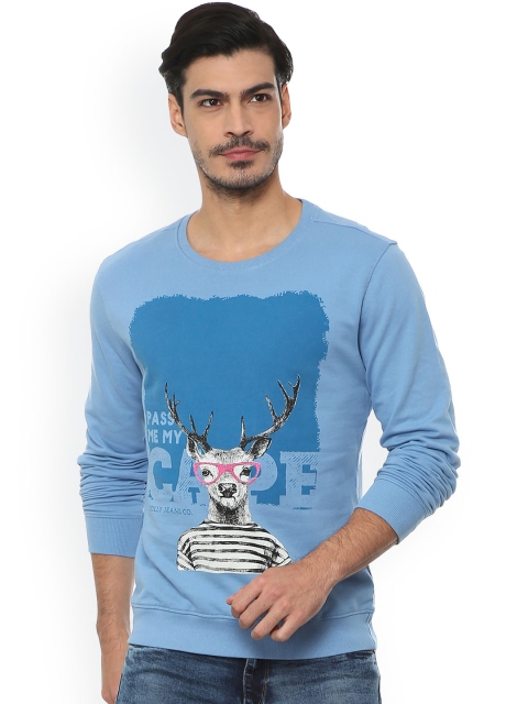 

Allen Solly Sport Men Blue Printed Sweatshirt