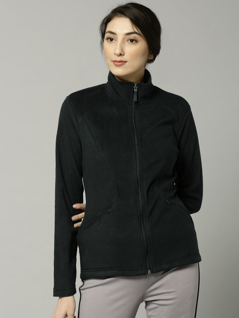

Marks & Spencer Women Black Solid Sweatshirt
