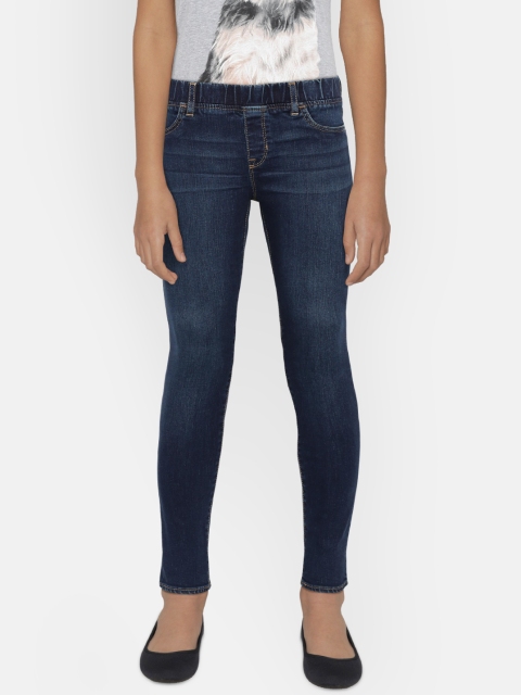 

GAP Girls' Navy Blue Superdenim with Fantastiflex Jeggings