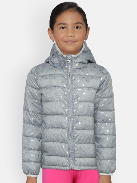 

GAP Baby Girls Green Printed Jacket