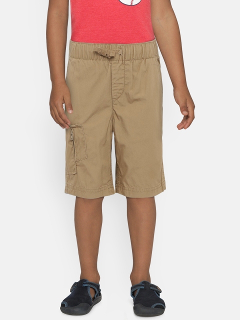 

GAP Boys' Tan Brown Zip Pull-On Shorts