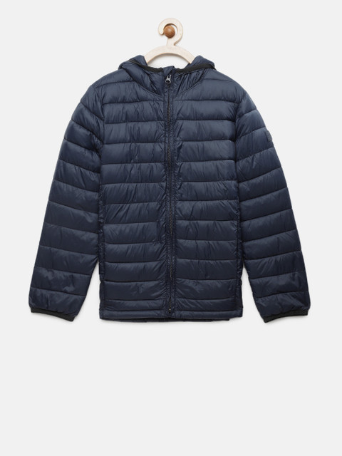 

GAP Boys' Navy Blue Solid ColdControl Lite Puffer Jacket