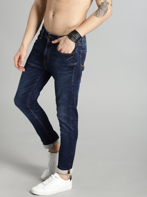 

Roadster Men Blue Skinny Fit Low-Rise Clean Look Stretchable Jeans