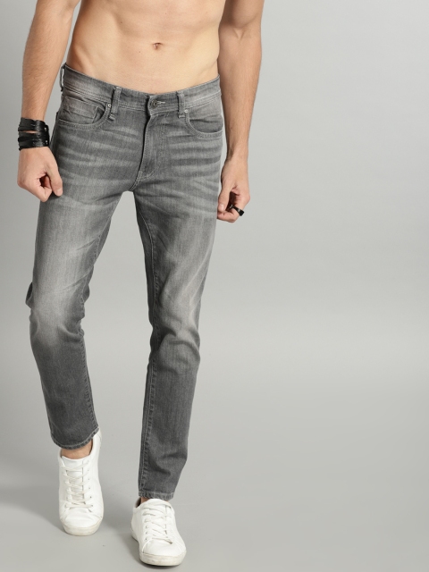 

Roadster Men Grey Skinny Fit Mid-Rise Clean Look Stretchable Jeans