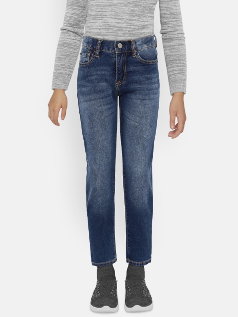 

GAP Boys' Superdenim Straight Jeans with Fantastiflex, Blue