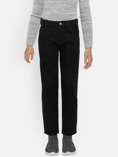 

GAP Boys' Superdenim Straight Jeans with Fantastiflex, Black