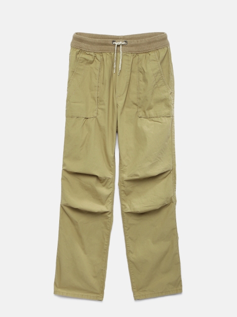 

GAP Boys' Khaki Pull-On Utility Pants
