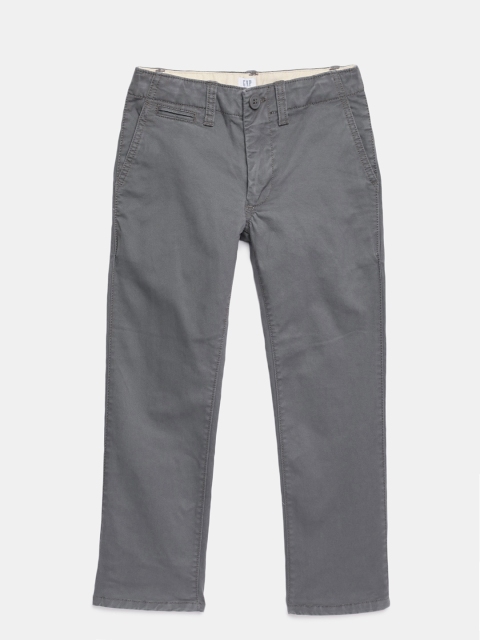 

GAP Boys' Grey Chinos in Stretch