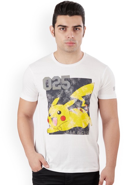 

Free Authority Men Off White Pokemon Printed T-shirt