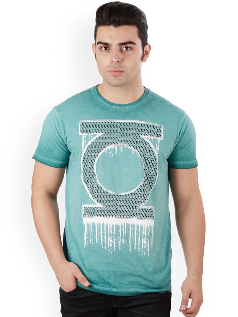 

Free Authority Green Lantern featured Green Tshirt for Men, Sea green