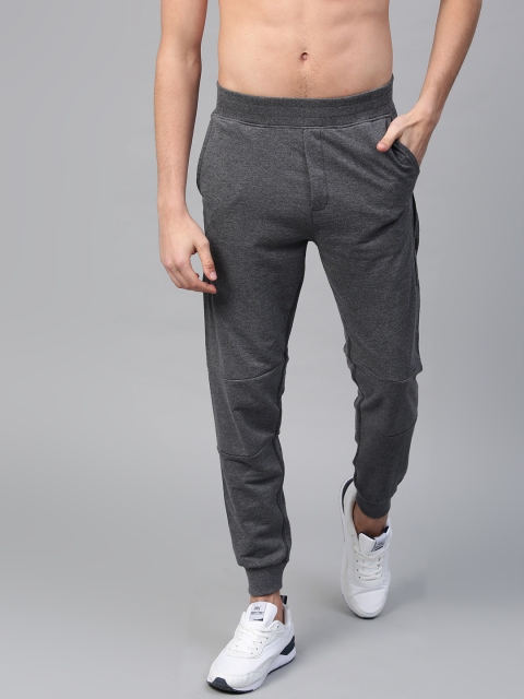 

HRX by Hrithik Roshan Men Charcoal Grey Solid Joggers