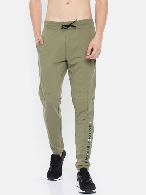 

HRX by Hrithik Roshan Men Olive Green Athleisure Joggers