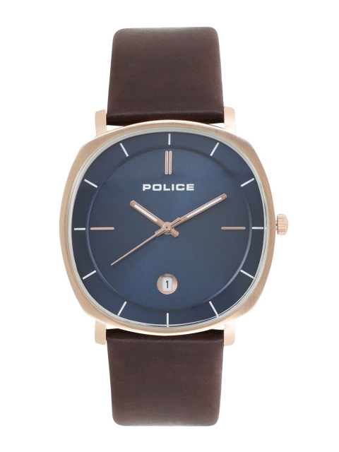 

Police Men Blue Analogue Watch Leather PL15099JSR03