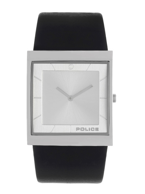 

Police Men Silver-Toned & Black Analogue Watch PL15395US04