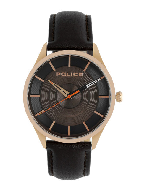 

Police Men Brown Analogue Watch PL15399MSR12